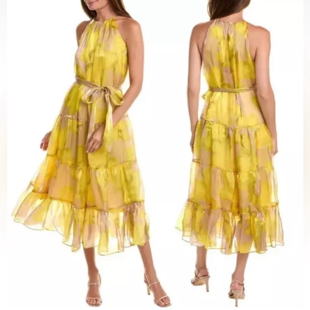 Yellow Halter Neck Dress